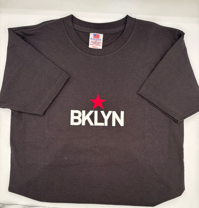 Brooklyn Star T-shirt Black Size M