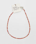 Carnelian Hill Tribe and Sterling Silver Necklace
