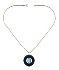 Cat Eye Necklace, Black Onyx
