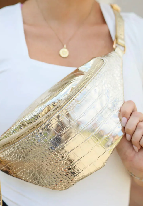 Charlotte Belt Bag 24K Gold