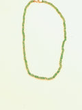 Chrysoprase Knotted Necklace