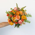 Citrus Punch Flower Bouquet Close Up - Image