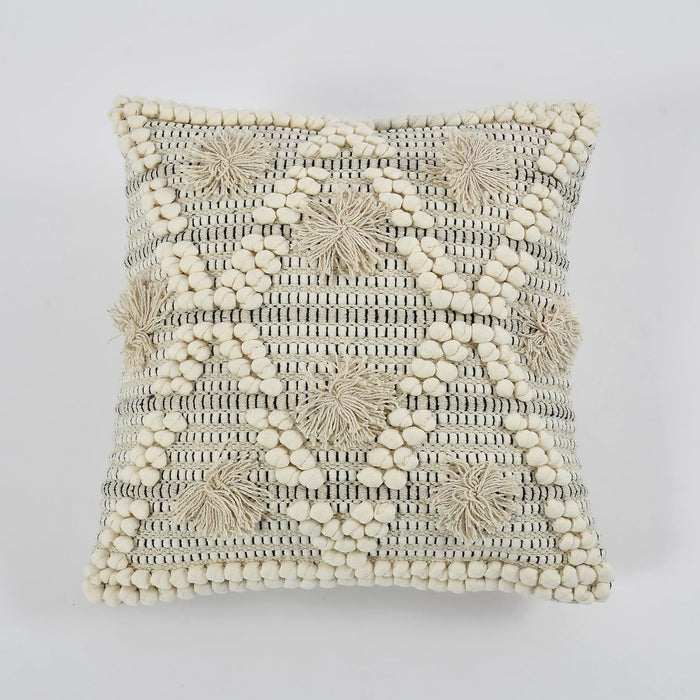 Coastal Elegance Tufted Cushion Covers - 16*16 inches Set of 2 (TFB)