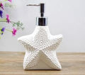 Coastal Shell Ceramic Soap Dispenser (W)