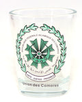 Comoros Coat Of Arms Shot Glass
