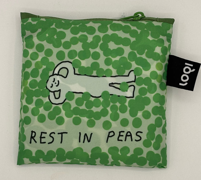 CONSTANT BAGEL THERAPY Rest in Peas Recycled Bag