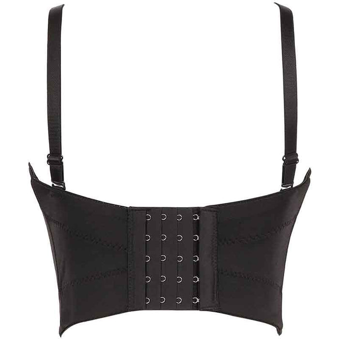 Corset Top Push Up Rhinestone Pearl Bra Club Party Vest
