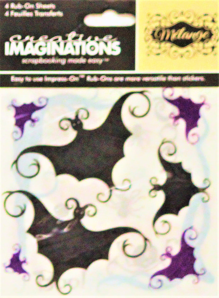Creative Imaginations Midnight Shadow Rub-On - SCRAPBOOKFARE
