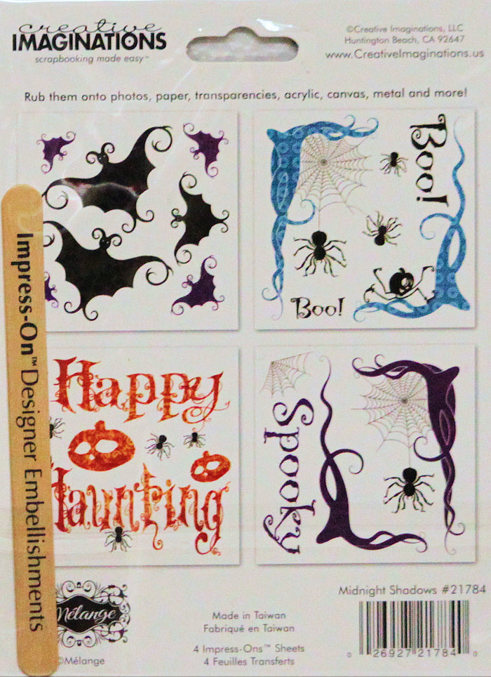 Creative Imaginations Midnight Shadow Rub-On - SCRAPBOOKFARE