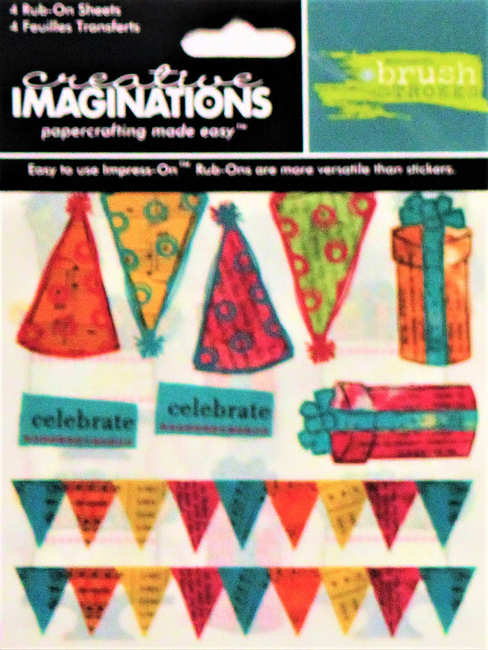 Creative Imaginations Piece Of Cake Rub-On - SCRAPBOOKFARE