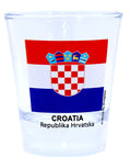 Croatia Flag Shot Glass