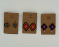 Crocheted Geometric Earrings