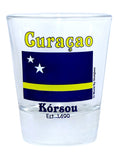 Curacao Flag Shot Glass