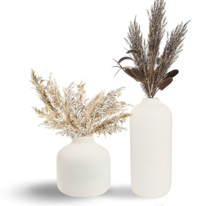 Cylindrical Ceramic Vase Set - (MVS)