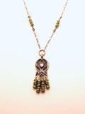 Czech Glass Earrings and Necklace Set
