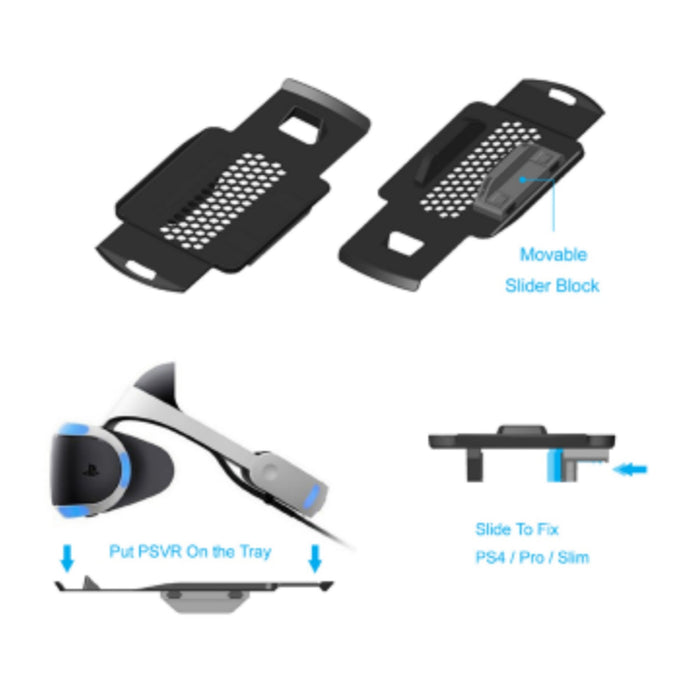 Dobe Multi-Functional Stand For Playstation 4 & Ps.vr Playstation Accessory