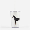 Doberman Pinscher Beverage Tumbler