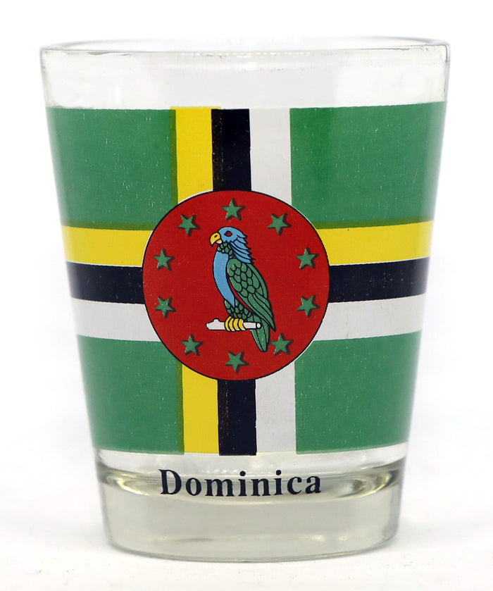 Dominica Caribbean Shot Glass Boxed Set (Set of 2)