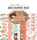 Echo Park Baby Girl 6 x 6 Scrapbook Paper Pad - SCRAPBOOKFARE