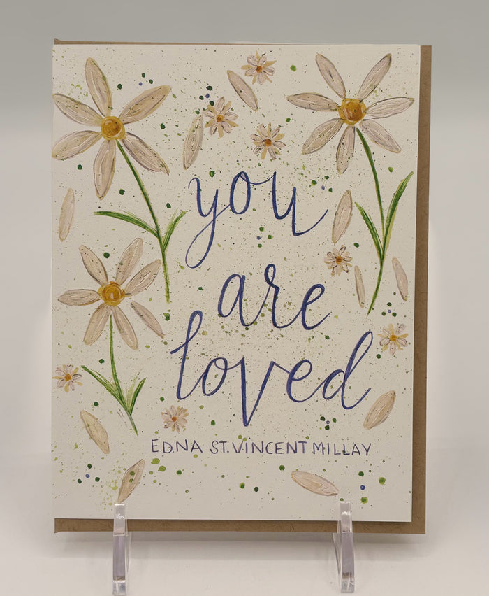 Edna St. Vincent Lially Daisy Card