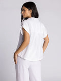Elio Raw Hem Shirt FINAL SALE