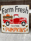 Farm Fresh Wooden Sign