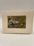 Floral Scrapbook New Baby Card