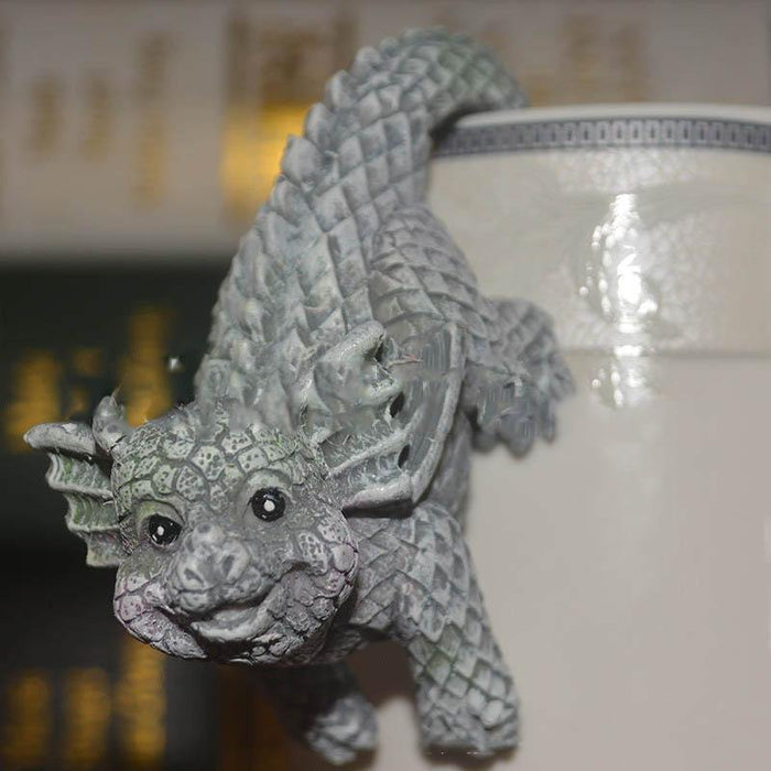 Flower Pot Hanging Dragon Figures