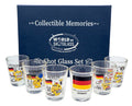 Germany Souvenir Boxed Shot Glass Set (Set of 6)