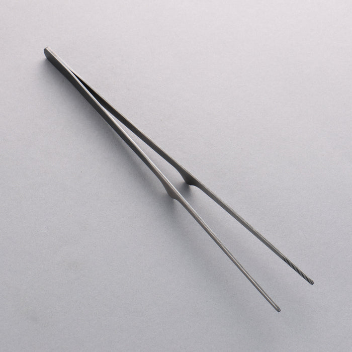 Gestura Stando Black Metal Tongs 250mm - Seisuke Knife