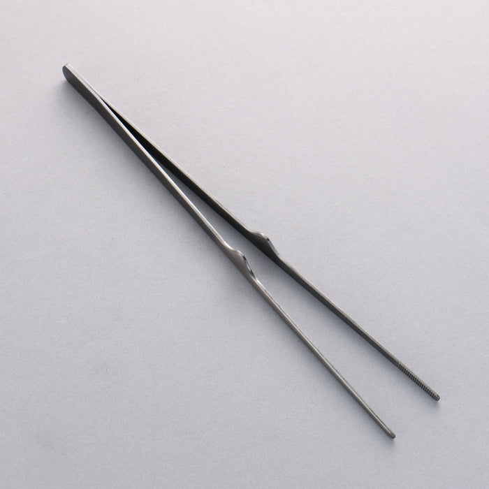 Gestura Stando Black Metal Tongs 250mm - Seisuke Knife