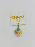 Gold Ice Crem Sundae Charm