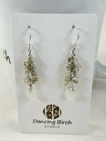 Grandidierite, Moonstore & Sterling Silver Earrings
