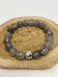 Gray Quartz Bracelet