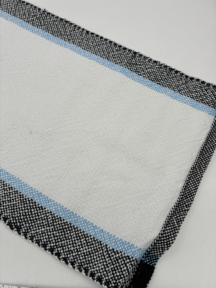 Hand Woven Center Stripe Placemats - Glacier