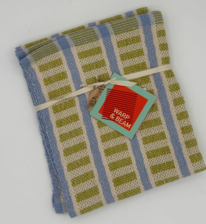 Hand Woven Dash Towel - Apple