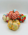 Handmade Fabric Pumpkin-Large