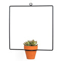 Hanging Square Black Planter - Planters_Hanging