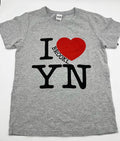 I <3 Brooklyn Gray T Youth S (6-8)