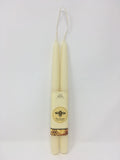 Ivory Beeswax Taper Candles