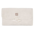Jollein - Changing Pad With Storage Pockets - Cloudy Rib - Oatmeal - Mabel & Fox