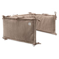 Jollein - Playpen Bumper- Cloudy Rib - Milky Coffee - 180x30cm - Mabel & Fox