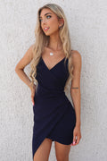 Jordyn Bodycon Dress - Navy - Runway Goddess