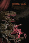 Jurassic Park (Variant) by Jason Raish, 24" x 36" Screen Print