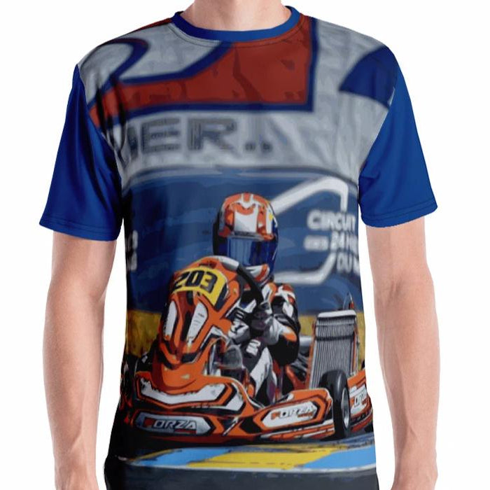 Kart Racing Circuit Du Mans Men's T-shirt