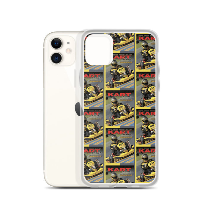 Kart Racing Kart Sport Magazine Track Magic Kart Cover Feature iPhone Case