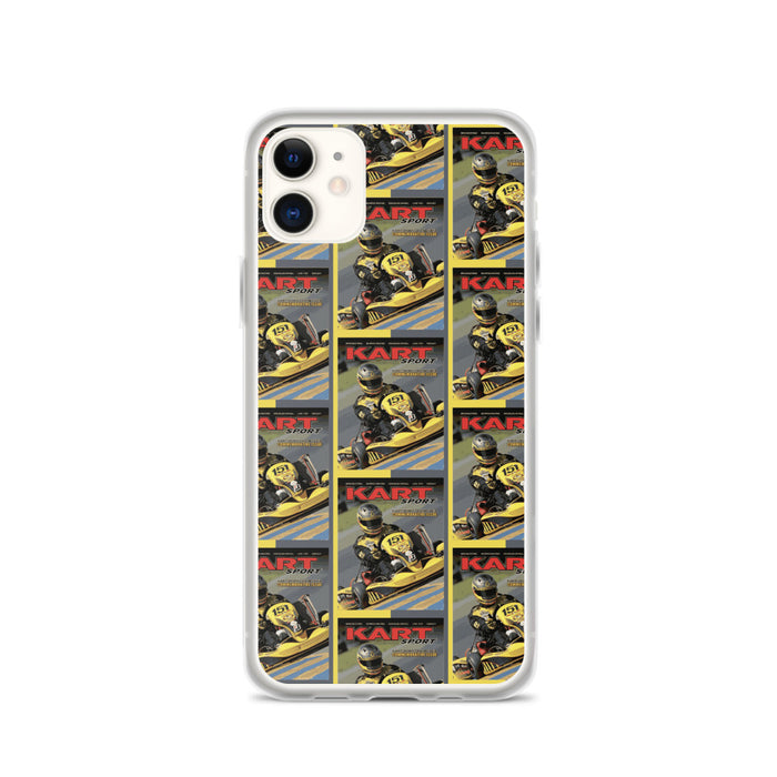 Kart Racing Kart Sport Magazine Track Magic Kart Cover Feature iPhone Case