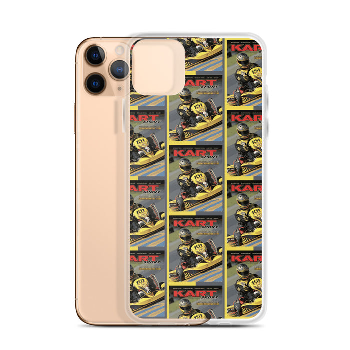 Kart Racing Kart Sport Magazine Track Magic Kart Cover Feature iPhone Case