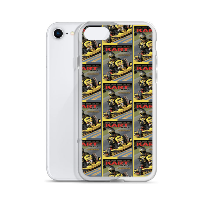 Kart Racing Kart Sport Magazine Track Magic Kart Cover Feature iPhone Case