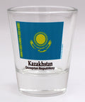 Kazakhstan Flag Shot Glass